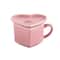 Miss Valentine Pink Ceramic Candy Heart Mug & Saucer
